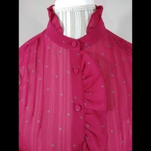 Banana Republic Classy Ruffled Top Size Small